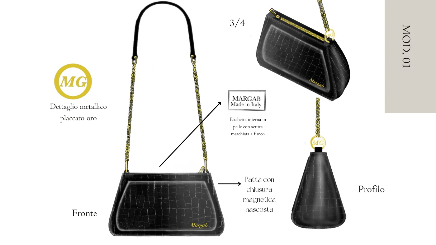 MARGAB Model 01 handbag concept
